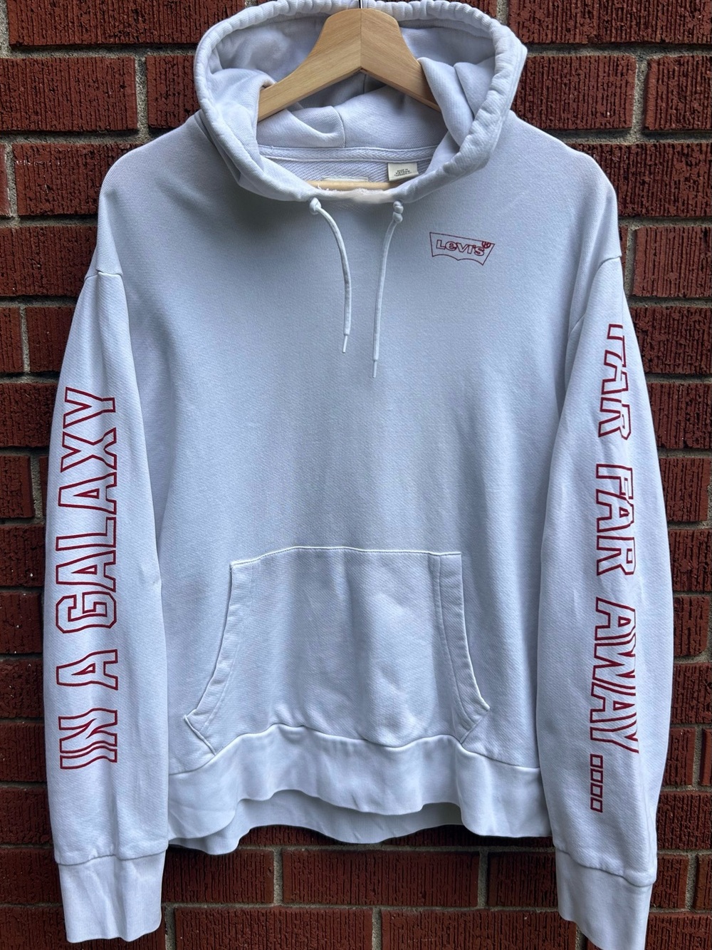 Levi’s x Star Wars Hoodie Far Far Away Stormtrooper Men’s Large White Rare